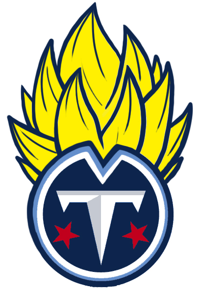 Tennessee Titans Anime Logo fabric transfer